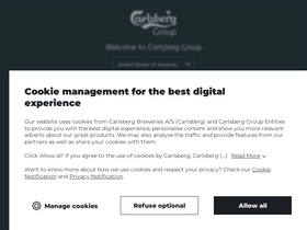 'carlsberggroup.com' screenshot