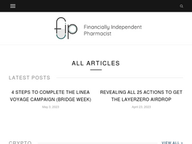 'thefipharmacist.com' screenshot