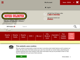 'moviesunlimited.com' screenshot