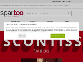 'spartoo.it' screenshot