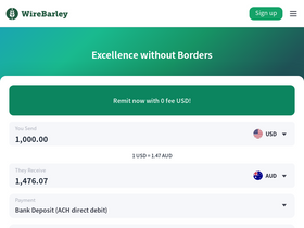 'wirebarley.com' screenshot