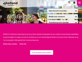 'inholland.nl' screenshot