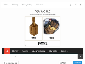 'aqwworld.com' screenshot