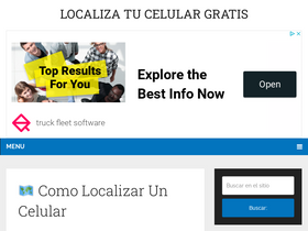 'comolocalizarcelular.com' screenshot