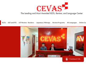 'cevasphilippines.com' screenshot