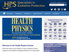 'hps.org' screenshot