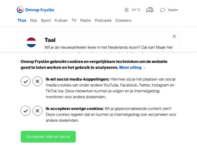 'tsjil.omropfryslan.nl' screenshot