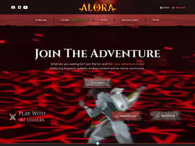 'alora.io' screenshot