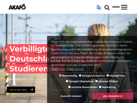'akafoe.de' screenshot
