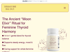getthyrafemme.com homepage screenshot