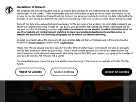 'mgmotor.eu' screenshot