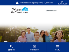 'beloithealthsystem.org' screenshot
