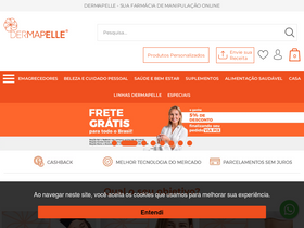 'dermapelle.com.br' screenshot