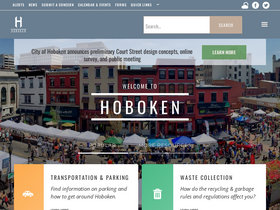 'hobokennj.gov' screenshot