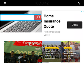 'kick442.com' screenshot