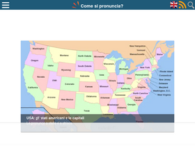 'comesipronuncia.it' screenshot