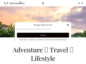 'piscoandbier.com' screenshot