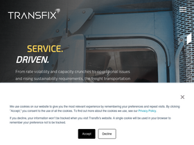 'transfix.io' screenshot