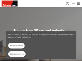 'bairstoweves.co.uk' screenshot