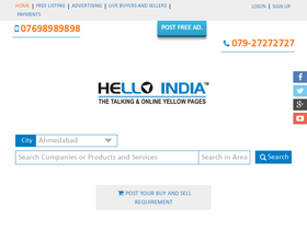 'helloindia.co' screenshot