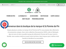 lamarque42.fr homepage screenshot