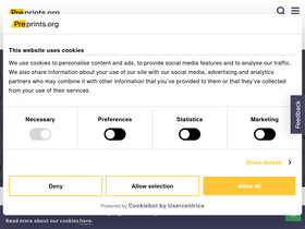 'preprints.org' screenshot