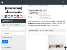 'theukhighstreet.com' screenshot