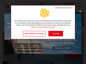 'federationdesdiabetiques.org' screenshot