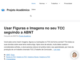 'projetoacademico.com.br' screenshot
