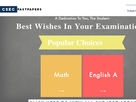 'csecpastpapers.com' screenshot