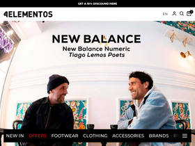 '4elementos.com' screenshot