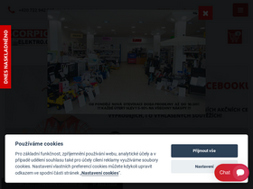 'scorpion-elektro.com' screenshot