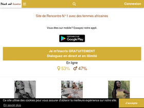 'blackandbeauties.com' screenshot