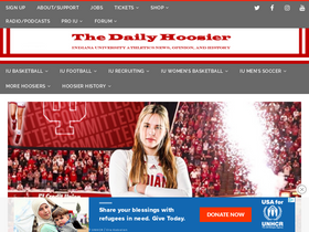 'thedailyhoosier.com' screenshot