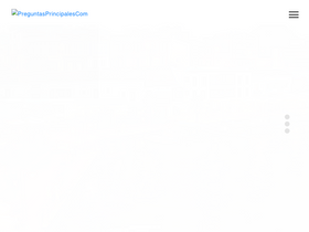 'preguntasprincipales.com' screenshot