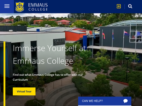 'emmaus.vic.edu.au' screenshot