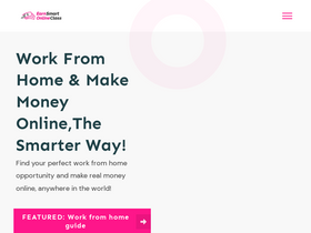'earnsmartonlineclass.com' screenshot