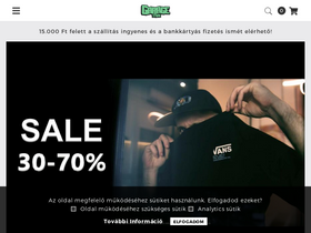 'garagestore.hu' screenshot