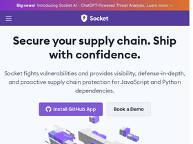 'socket.dev' screenshot