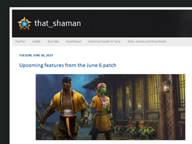 'thatshaman.com' screenshot