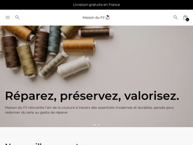 Maison du Fil website screenshot
