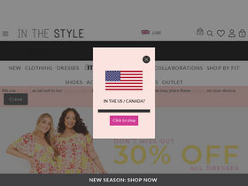 'inthestyle.com' screenshot