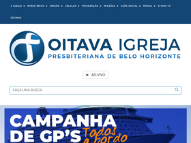 'oitavaigreja.com.br' screenshot