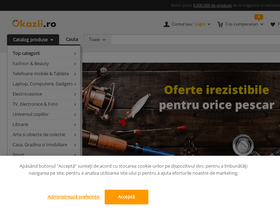 'okazii.ro' screenshot
