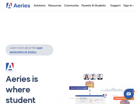 'aeries.com' screenshot