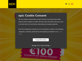 'epic.com.mt' screenshot