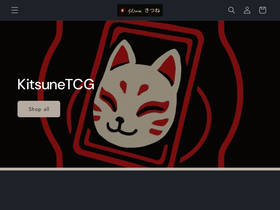 kitsunetcg.com homepage screenshot
