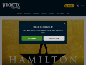 'ticketworld.com.ph' screenshot