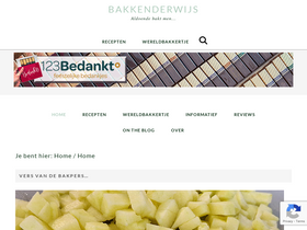 'bakkenderwijs.nl' screenshot