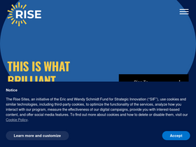'risefortheworld.org' screenshot